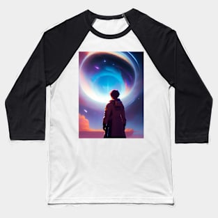 Space Traveler Baseball T-Shirt